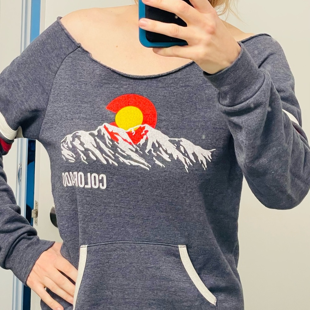 Women's - Colorado Hoodie - Sexy - Off the Shoulder - Medium